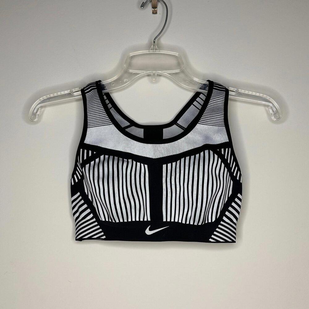 Nike FE/NOM‎ Flyknit Women's High-Support Non-Padded Sports Bra Small